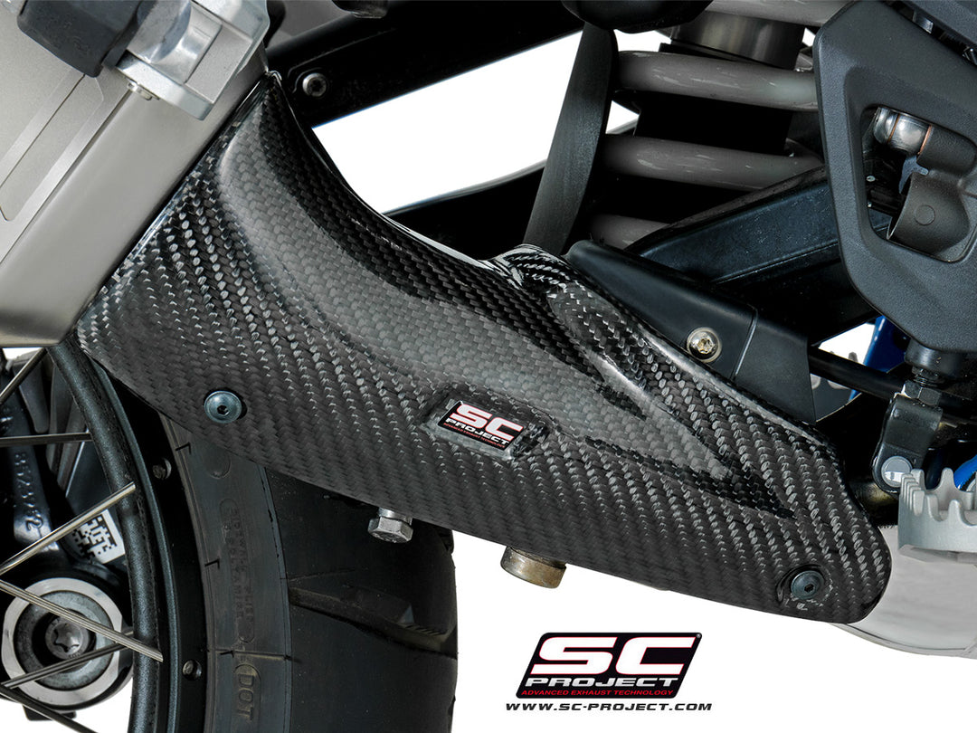 "Adventure" Titanium Slip-On Exhaust with Carbon Fibre Endcap for BMW R 1200 GS (2017-2019)