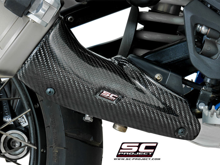 "Adventure" Titanium Slip-On Exhaust with Carbon Fibre Endcap for BMW R 1200 GS (2017-2019)