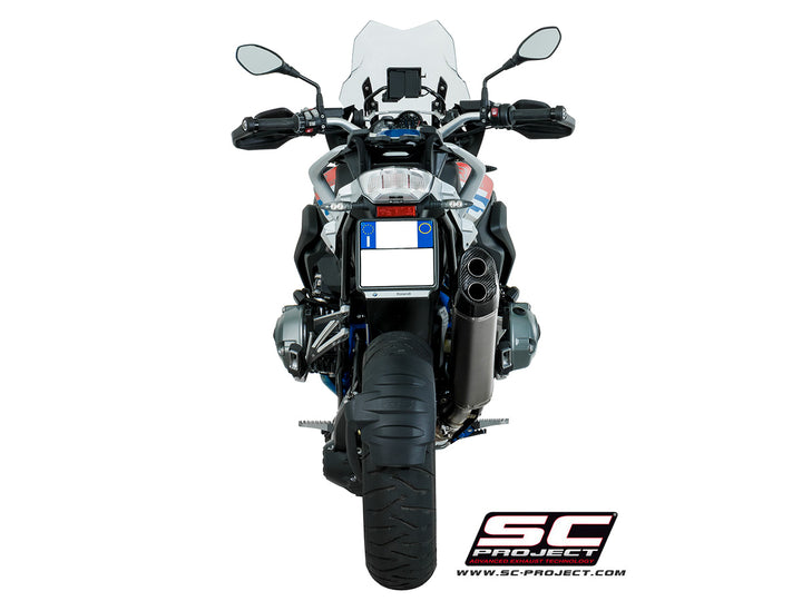 "Adventure" Titanium Slip-On Exhaust with Carbon Fibre Endcap for BMW R 1200 GS (2017-2019)