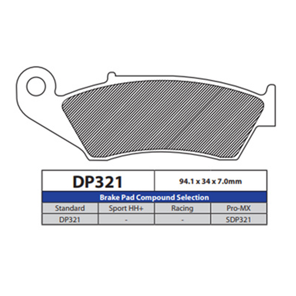 DP321 DP Brakes STANDARD