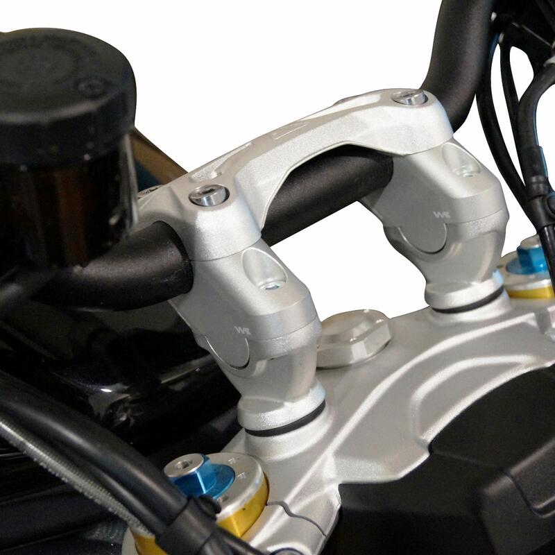 Fast Tt Risers Handlebar Riser 30mm High with 20mm Offset for TRIUMPH Speed Triple ...