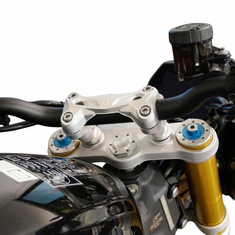 Handlebar Riser 30mm High with 20mm Offset for TRIUMPH Speed Triple ...