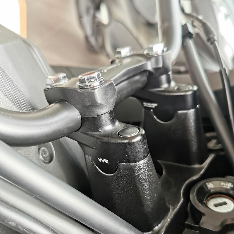 Handlebar Riser 30mm with 21mm Offset for HONDA NC 750 Series & Bikes ...