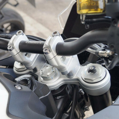 Handlebar Risers with offset 30mm and 25mm closer for TRIUMPH Tiger 900, GT, GT Pro, Rally, Rally Pro and Tiger 850 Sport