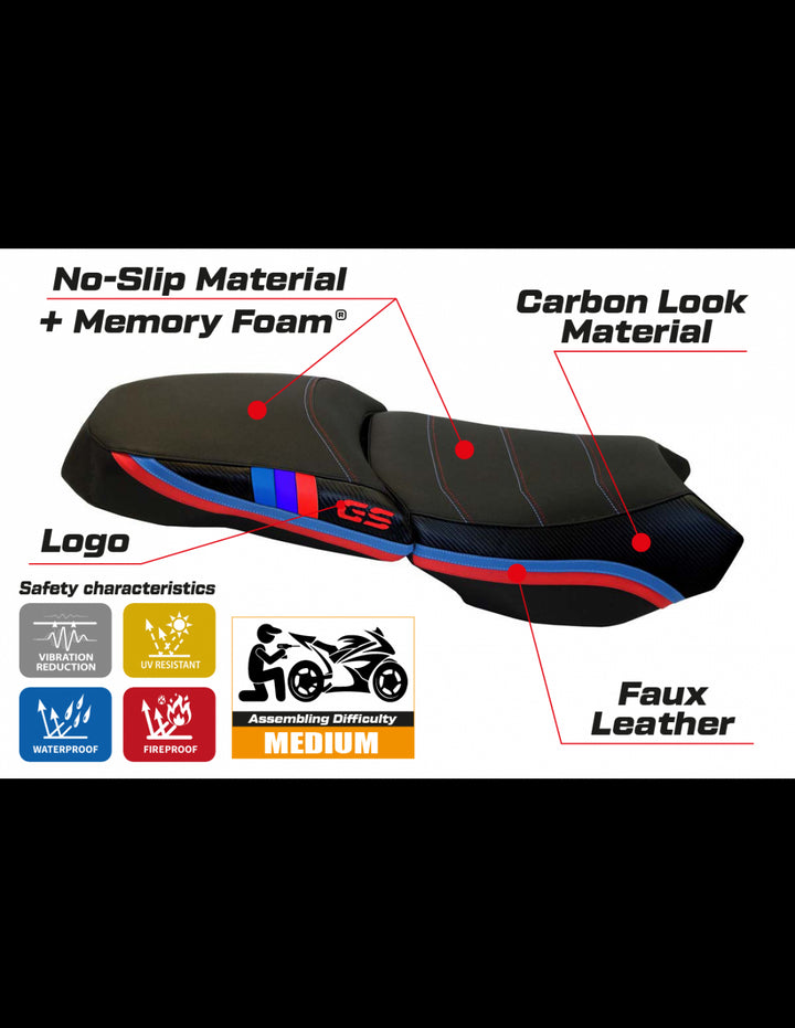 Exclusive Anniversary Comfort System Seat Cover for BMW R 1200 GS Adventure (2013-2018)